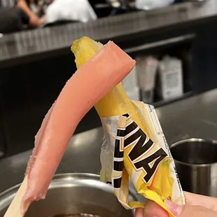 Usually macaroons but this time they had the Korean ice cream bars!