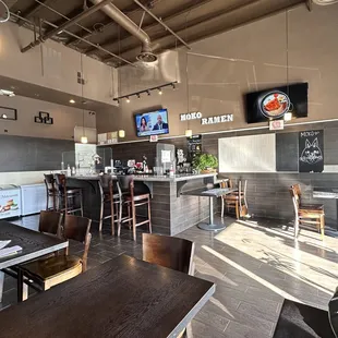 the interior of a restaurant