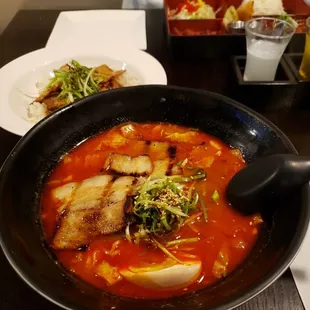 Red Fiery Ramen (with Pork)