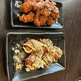 Spicy Chicken Karaage Takoyaki