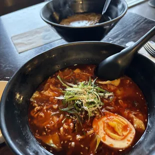 Red Fiery Ramen (with Chicken)