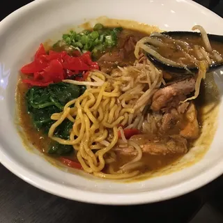 Red Fiery Ramen (with Chicken)