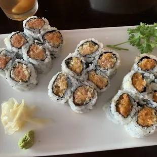 Crunchy spicy platter