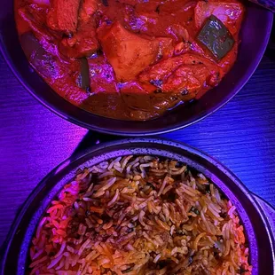 Lamb biryani Dhaba Kadai Murgh