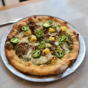 Kalua Pork &amp; Pineapple Pizza