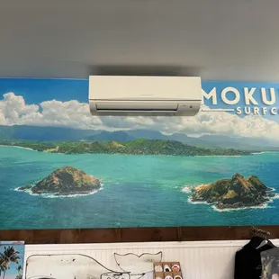 Wall picture of the mokes