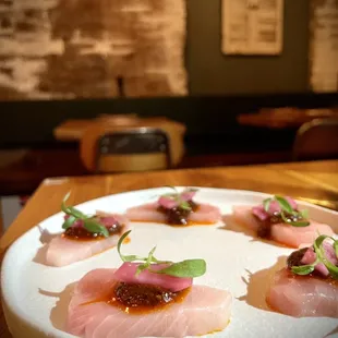 Yellowtail crudo