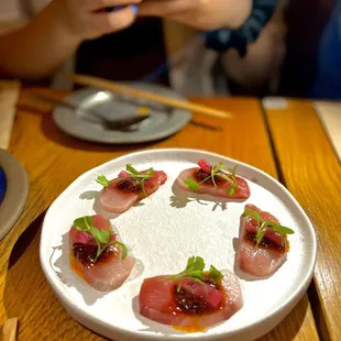 yellowtail crudo  ig: gaogirlsgrubbin