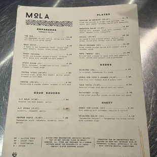 Food Menu