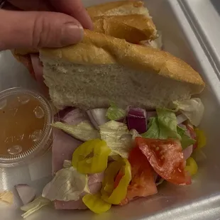 Who slices veggies like this for a sub?