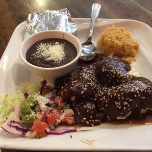 Mole Poblano Plate