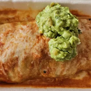 #16 Deluxe Molcajete Wet Burrito with Carnitas and done fajita style. I loved it!