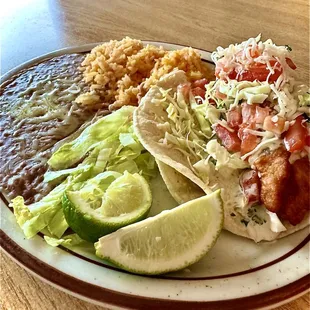 Baja fish taco