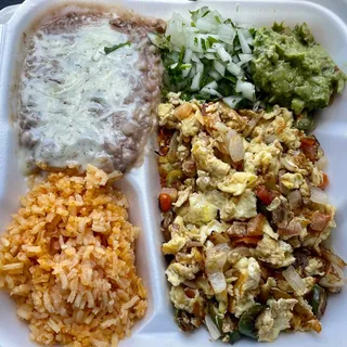 #33. Huevos a la Mexicana Combo
