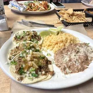 #42. Three Street Tacos Combo