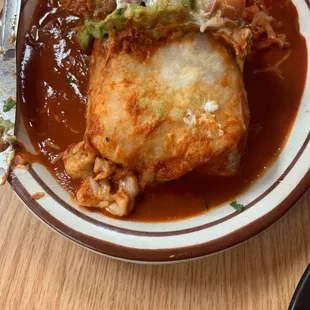 Wet burrito