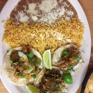 #42. Three Street Tacos Combo