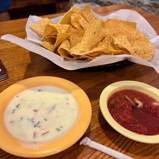 tortilla and salsa