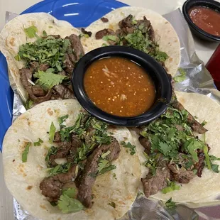 Steak tacos