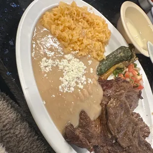 Carne asada plate