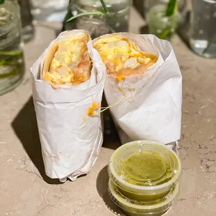 Eggs, Beans, and Cheese Regular Breakfast Burrito