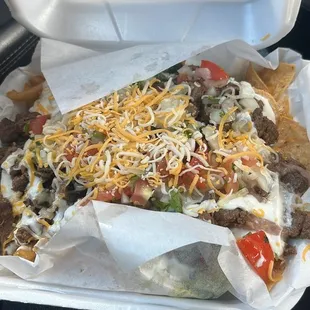 Carne asada fríes