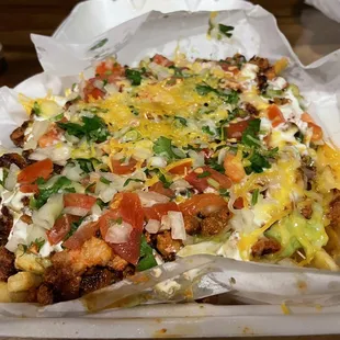 Al pastor super fries!!