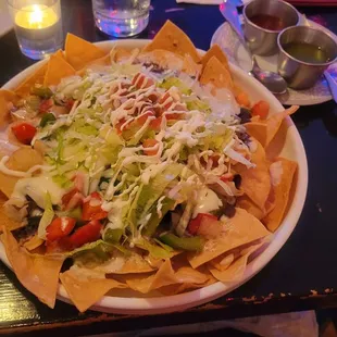 Nachos con Queso y Jalapeno