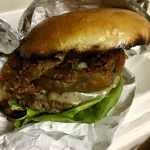 BBQ bacon burger