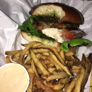 Pestopalooza and fries