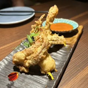 Softshell crab tempura