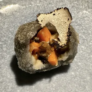 Crispy truffle puff
