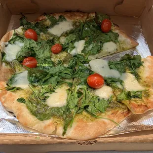 Pesto pizza