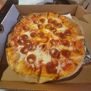 Pepperoni pizza
