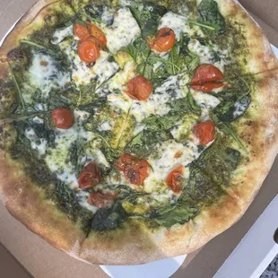 Pesto pizza