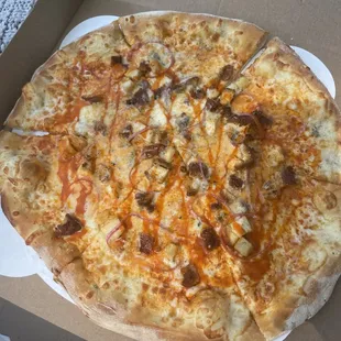 Buffalo chicken pizza