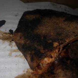 Yucky and YIKESSOME!!! They ruined pizza for me! Burned to a crisp and had the audacity to serve it anyway!!