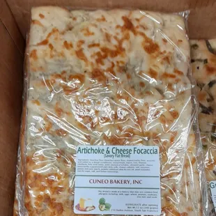 ( I Bought Myself This Yummy Artichoke &amp; Cheese Flavored Focaccia Bread )