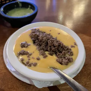 Medium Chile con Queso. Not worth ordering.