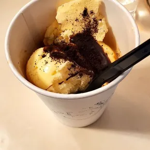 Can't go wrong with affogatos for an afternoon pick me up