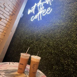 Dulce Latte with Oatmilk and Foam Nutella Shake