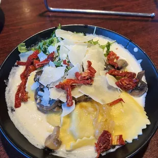 Mushroom ravioli was so good!!!!