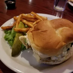 Blue cheese burger