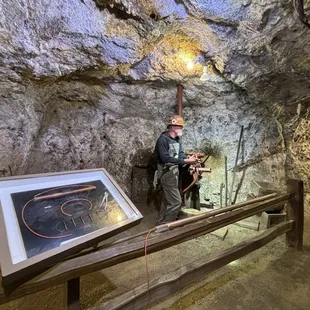 Tour guide operating equipment