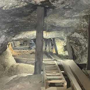 In the mine