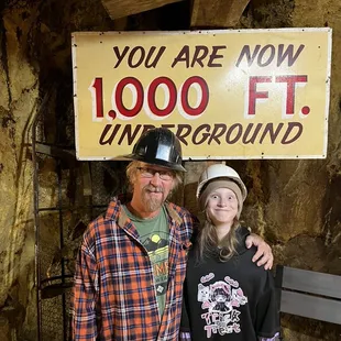 Me and my Mining Pal. As happy as a father and daughter could be.