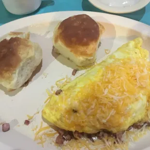 Ham &amp; Cheese Omelet