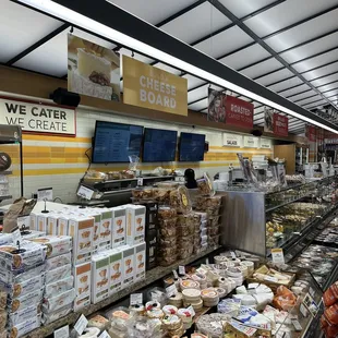 a grocery store filled with food