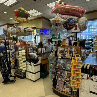 the inside of a store