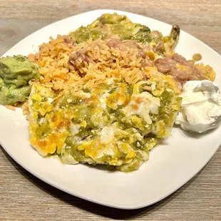 2/2023. Enchilada and Chile Relleno.